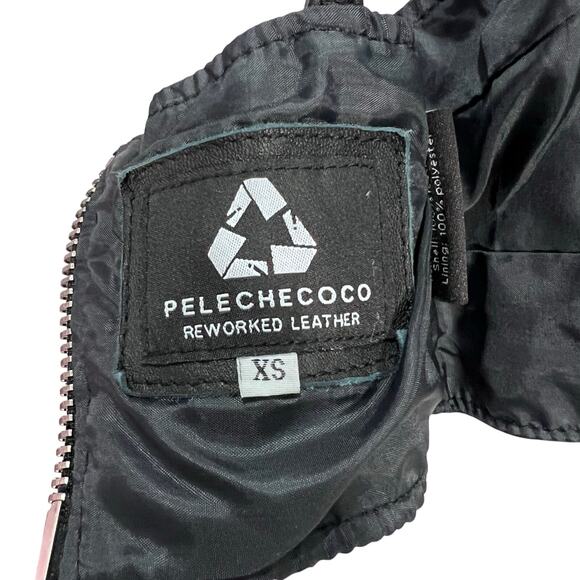 Pele Che Coco Mila Reworked Leather Crop Bustier Tank Top XS Urban Outfitters - Picture 5 of 10